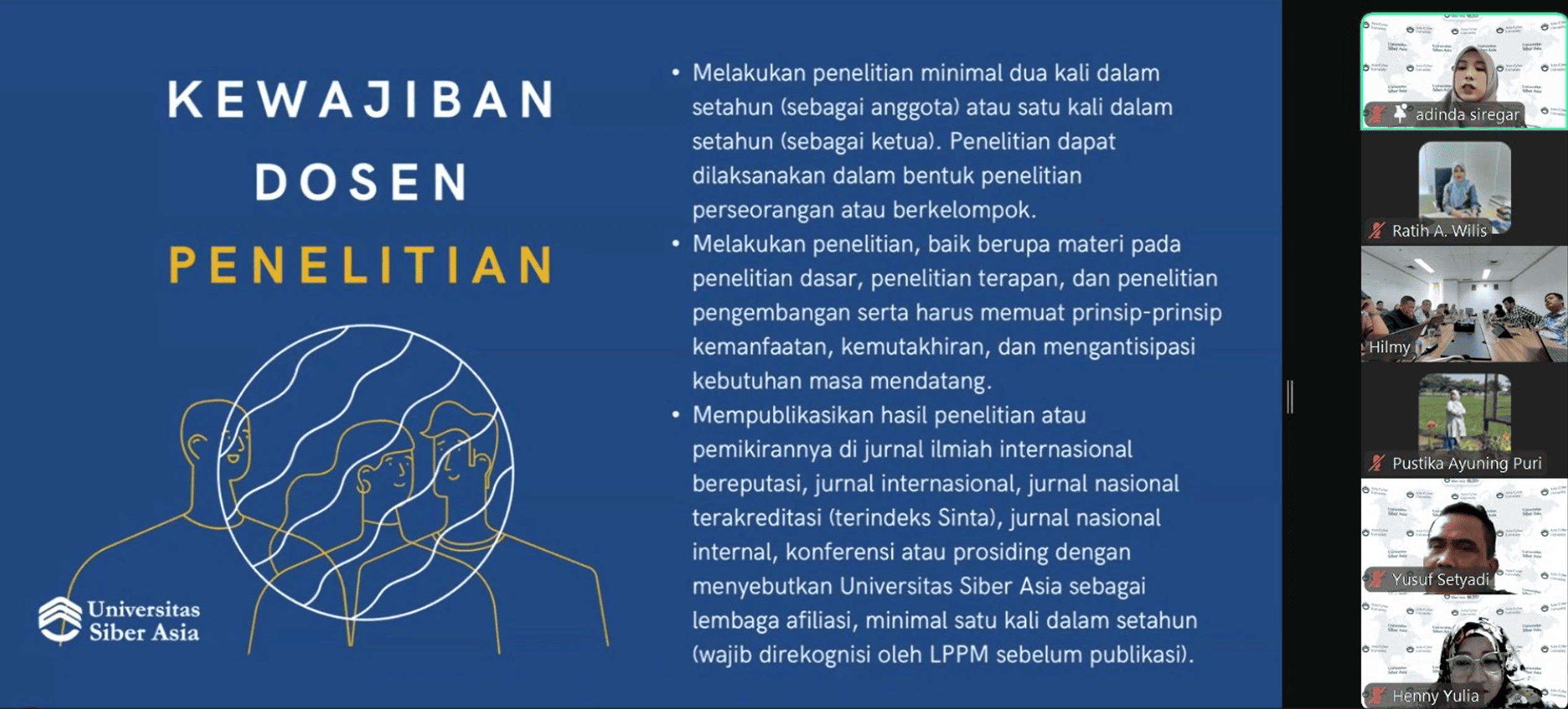 Sosialisasi Pembekalan Peningkatan Kualitas Proposal Penelitian & Pengabdian Kepada Masyarakat.