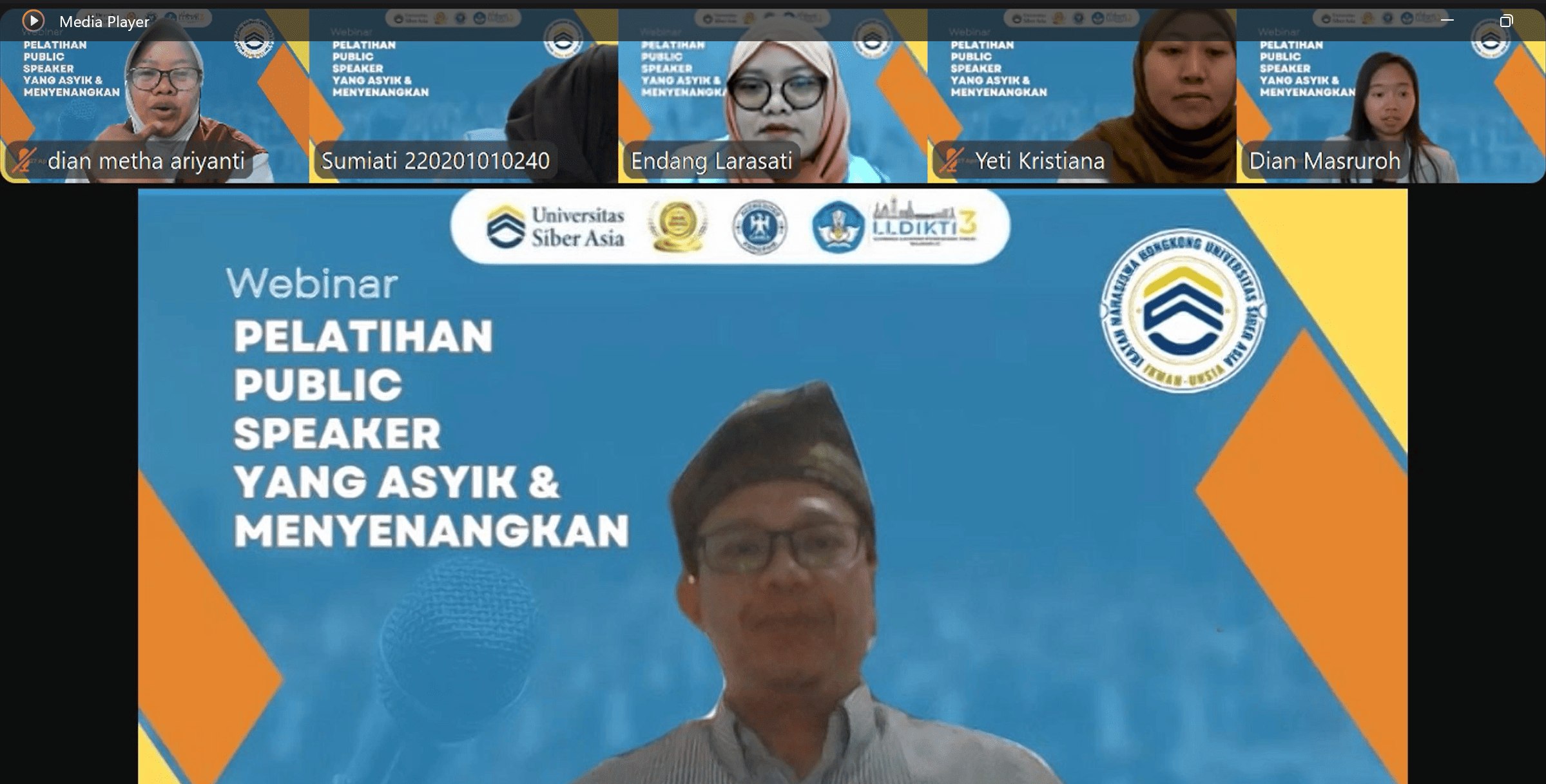Webinar Public Speaking…